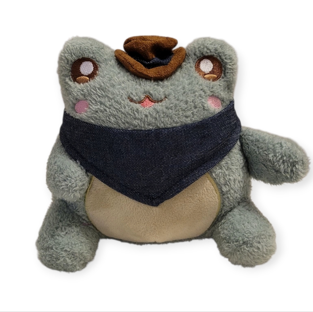 7" Cowboy Wawa Frog Plush toy